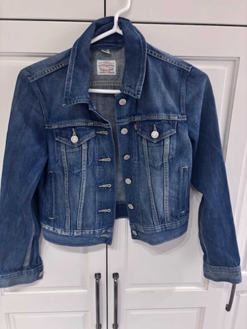 Levi's Women's Blue Denim Trucker Jacket xs